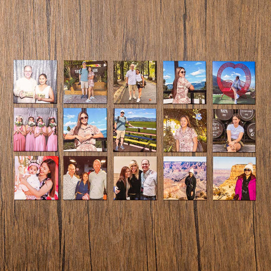 Custom Square Photo Magnets (set of 15)